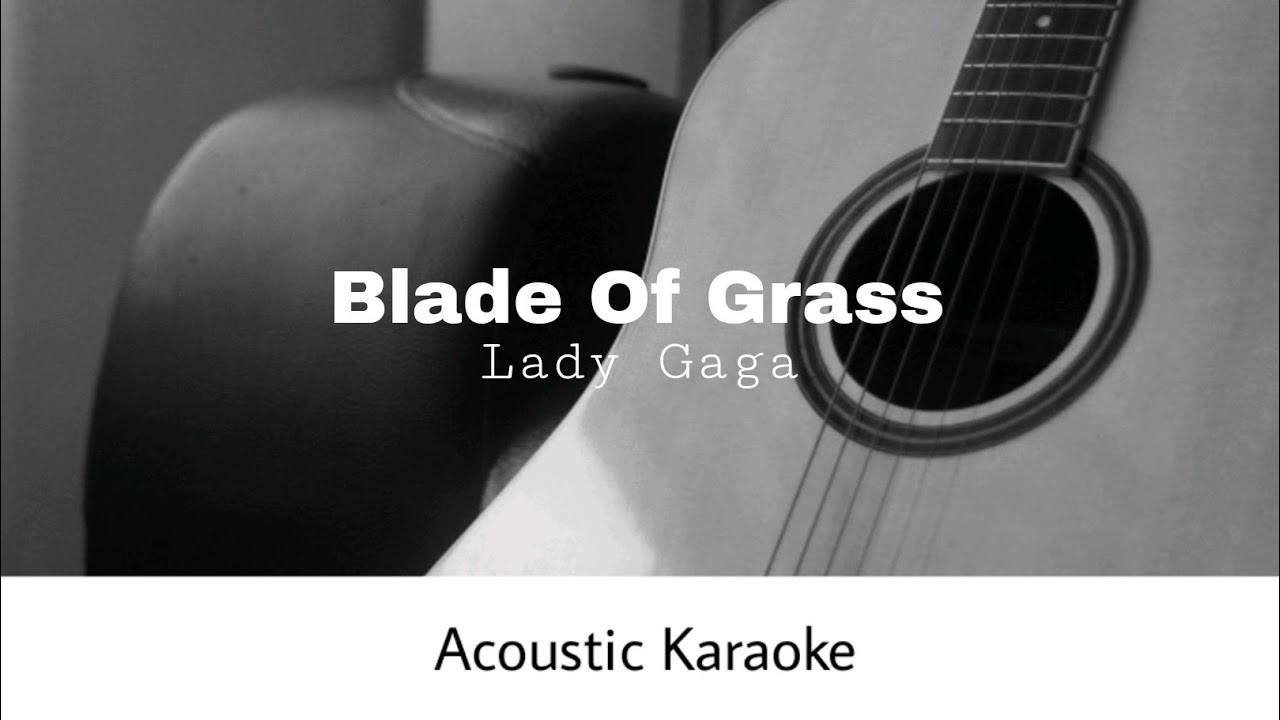 Lady Gaga - Blade Of Grass (Acoustic Karaoke)
