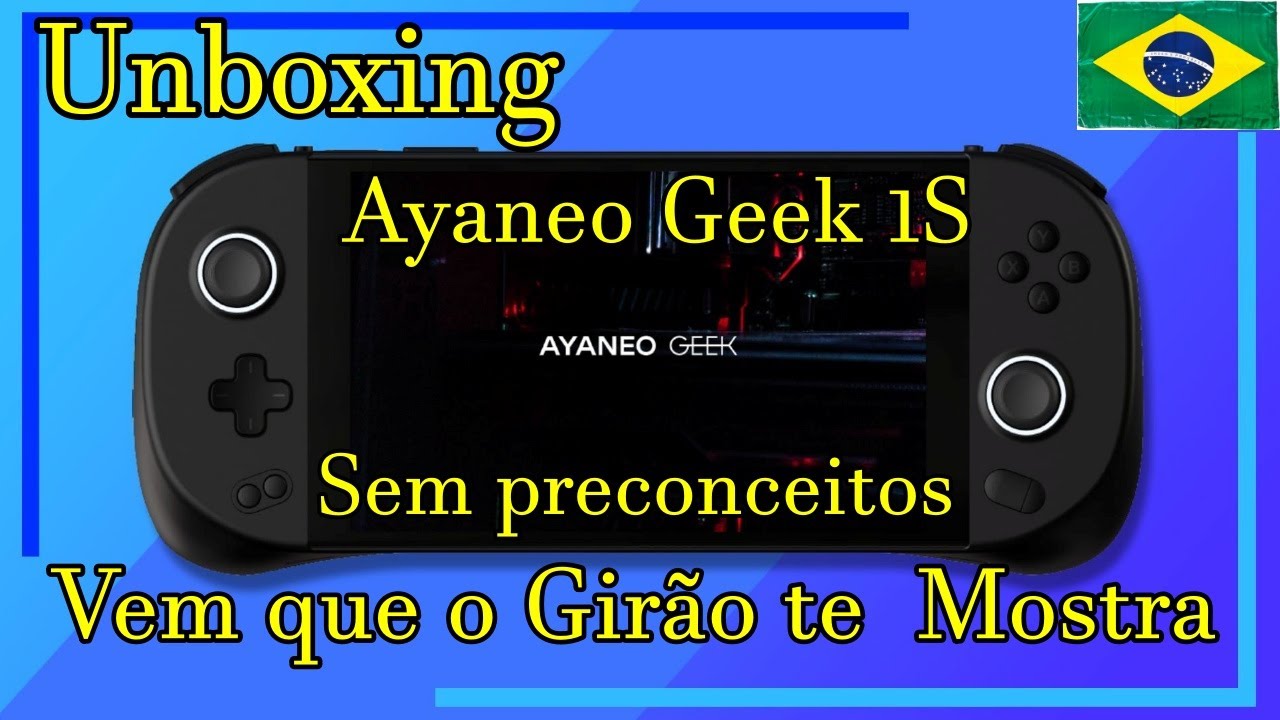 Unboxing Ayaneo geek 1S Matando a Vontade