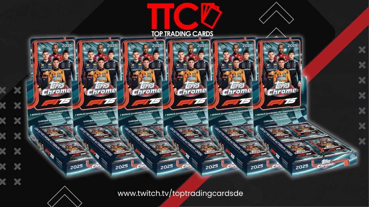TTC BOX BREAK STREAM 🔥🔥 TOPPS 2025 F1 CHROME RELEASE DAY 🏎️🏁 | 22.01.2026