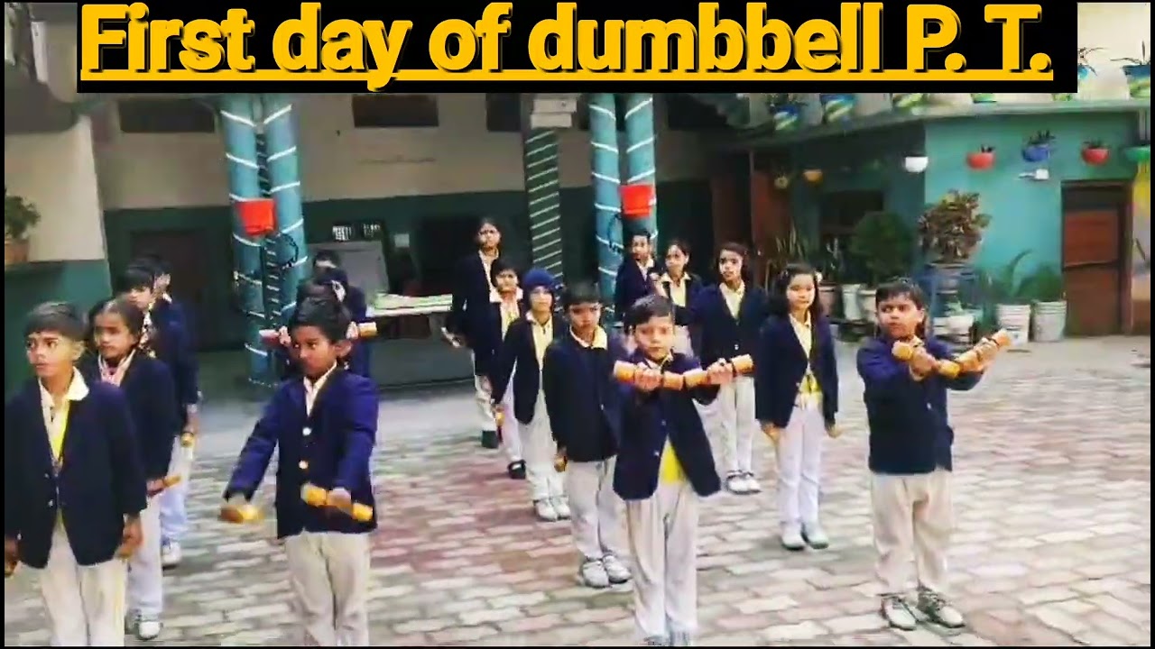 Dumbbell pt first day practice 🏋️ #dumbbell #pt #exercise 