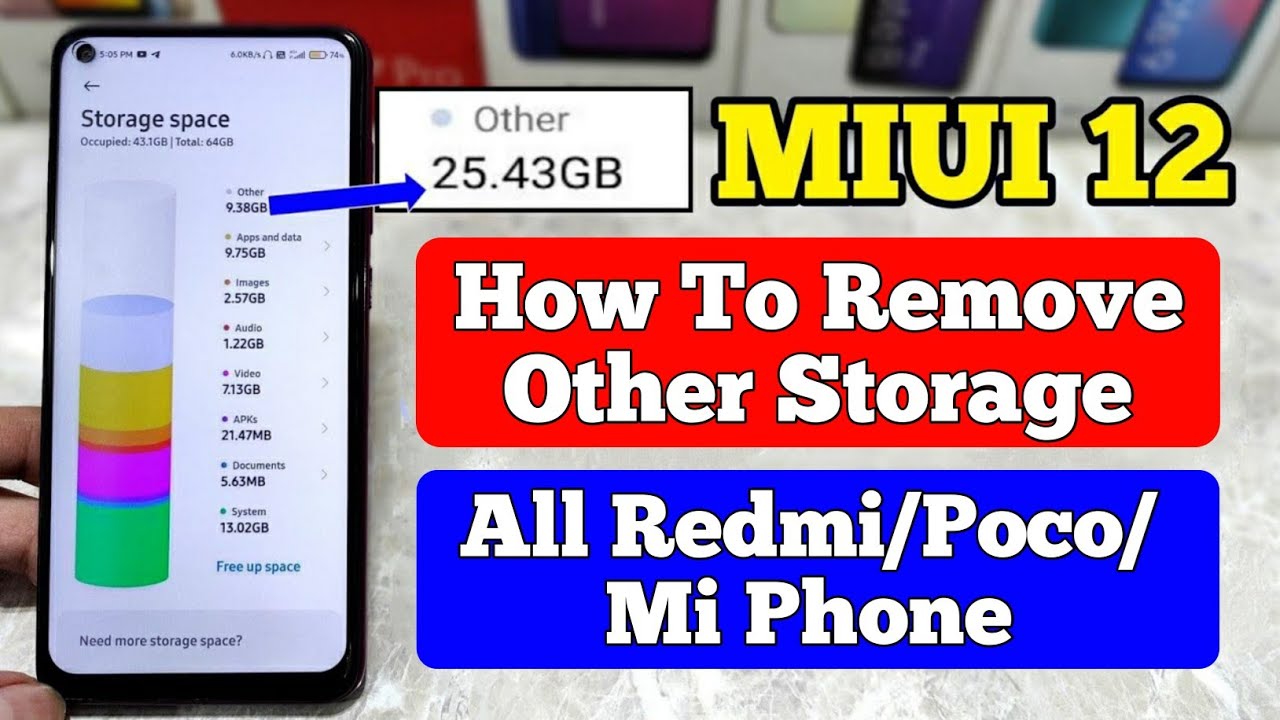 How To Delete Other File In MIUI 12 | All Xiaomi/Redmi/Poco Phone | What Is Others In Storage