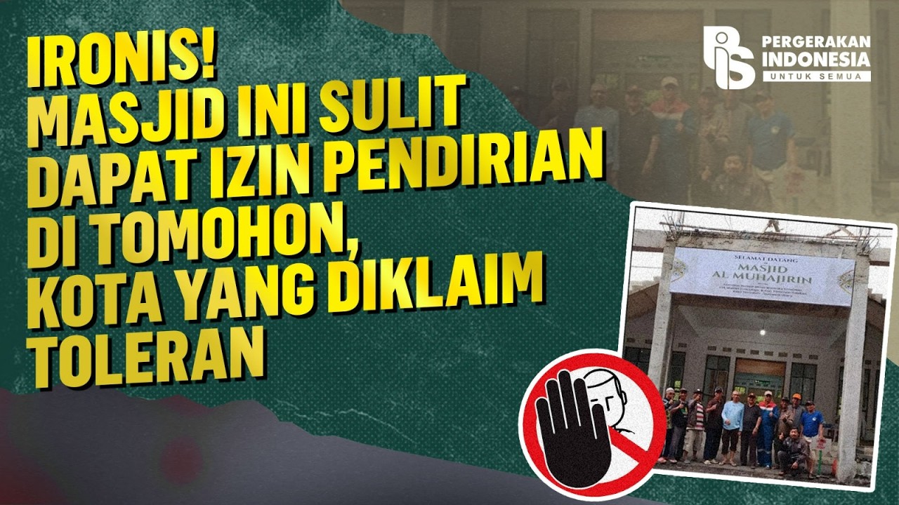 Ironis! Masjid Ini Sulit Dapat Izin Pendirian di Tomohon, Kota yang Diklaim Toleran