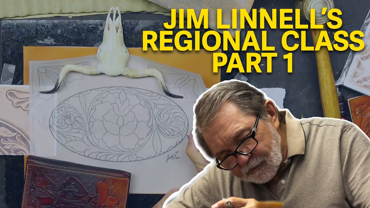 Unlocking the Art of Leather Carving: Jim Linnell's Regional Class Part 1 (Link to Pattern)