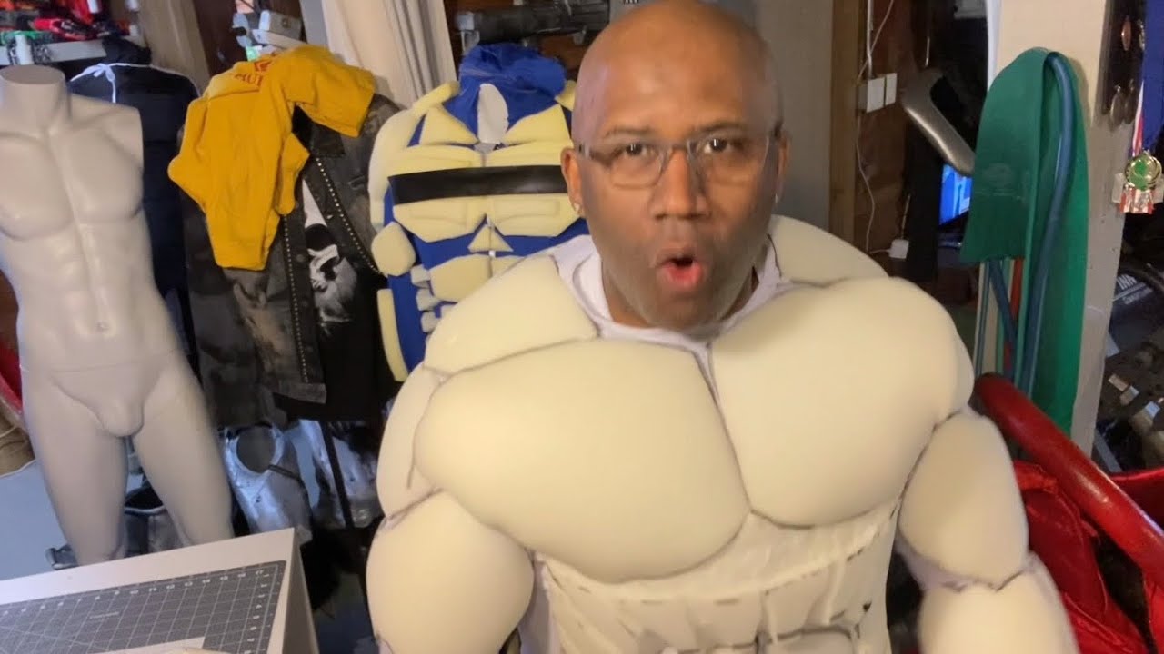 DIY Bane Cosplay Costume Build Part 1 Making the Muscle Suit (Torso)