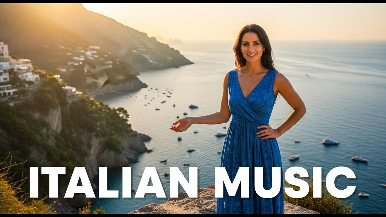 Mediterranean Summer Escape 🌊 Relaxing Italian & Greek Music by the Coast 4K
