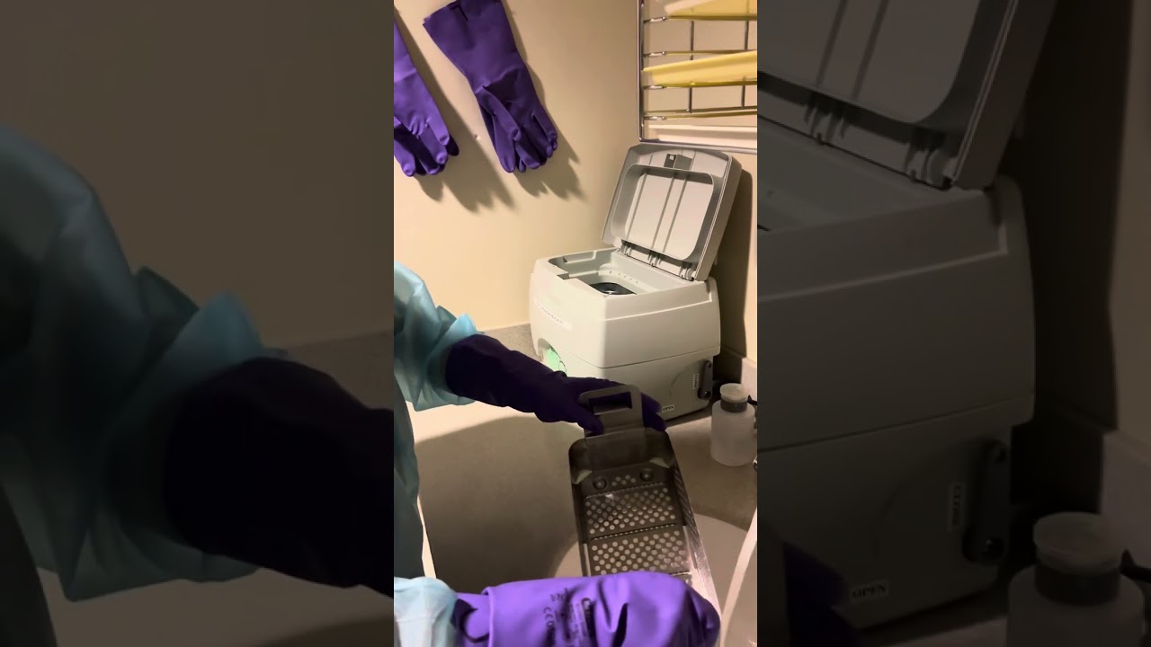 Procedure w/handpiece tray processing