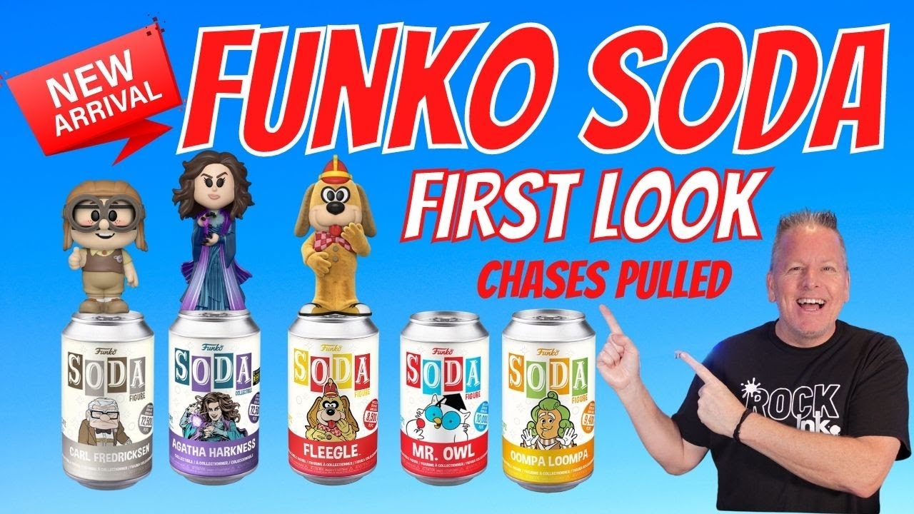 Funko Soda UnBoxing FIRST LOOK! Agatha, Oompa Loompa, Fleegle, Mr. Owl, and Carl! CHASES PULLED!