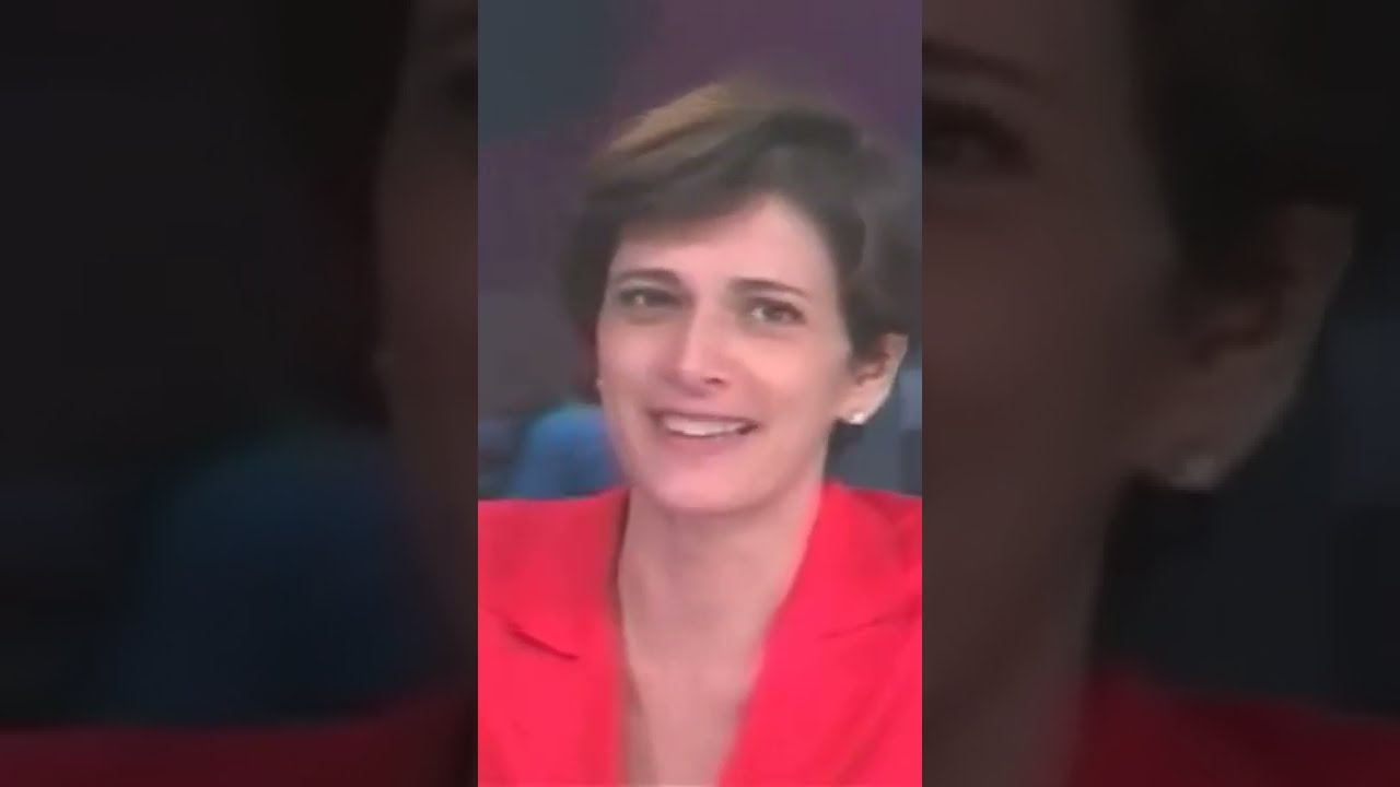 A jornalista caiu na risada kkkk. #shorts