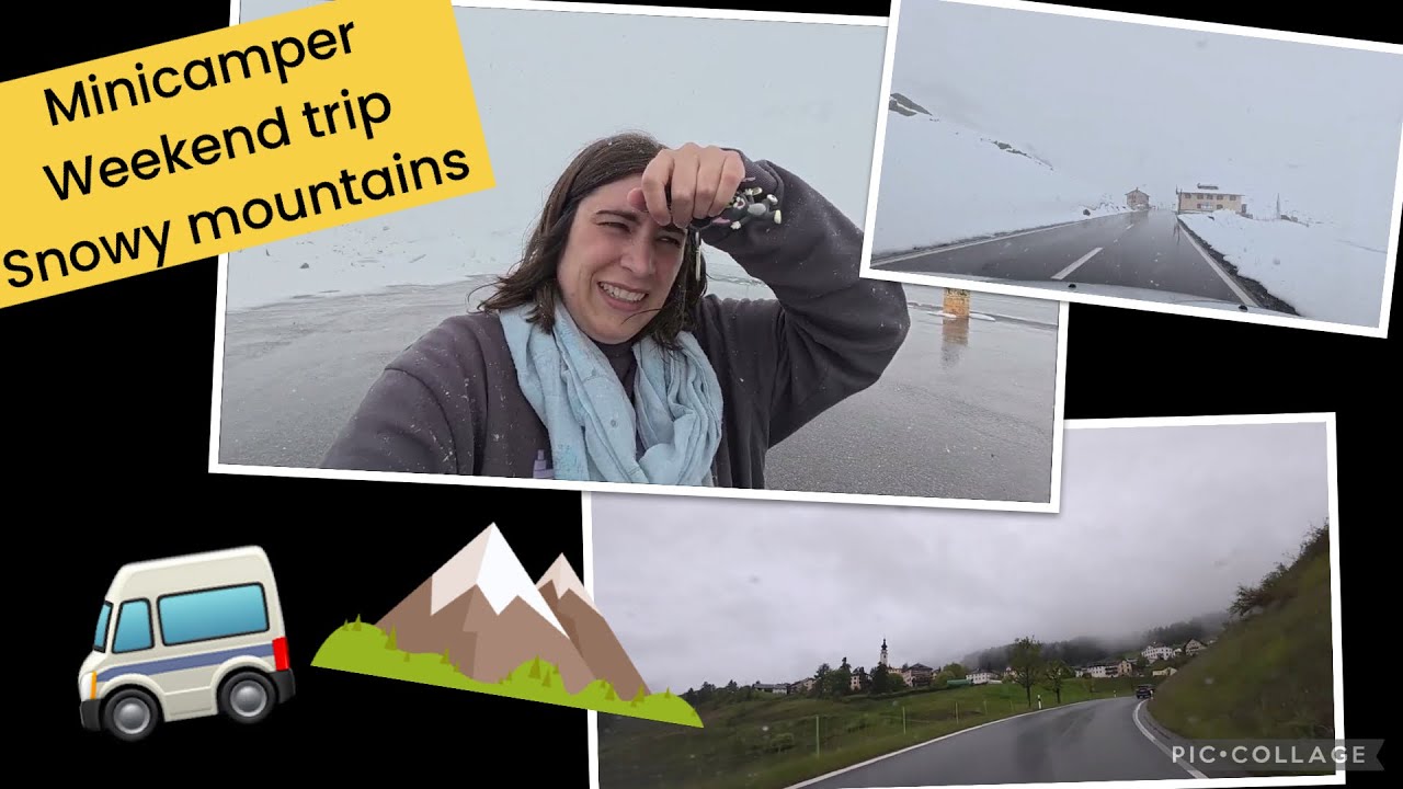 Minicamper Weekend trip to Swiss mountains