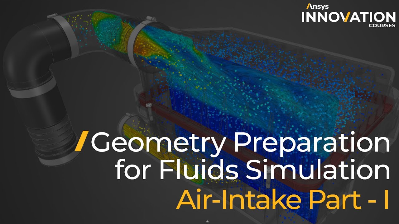 Geometry Prep for Fluids Simulation Using Ansys Discovery, Air Intake Tutorial — Lesson 1