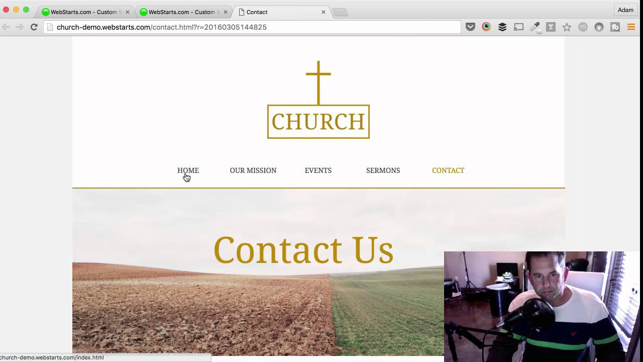 How To Create A Church Website