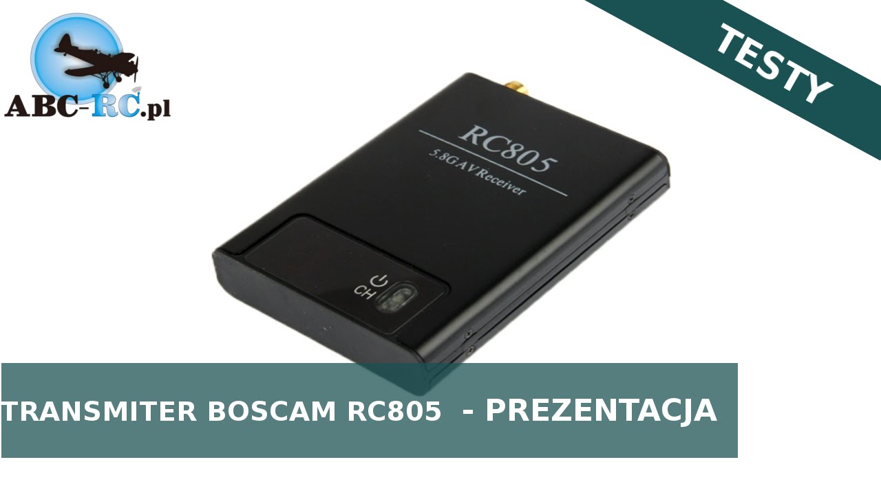 Odbiornik AV 5,8GHz Boscam  RC805 - ABC-RC.PL