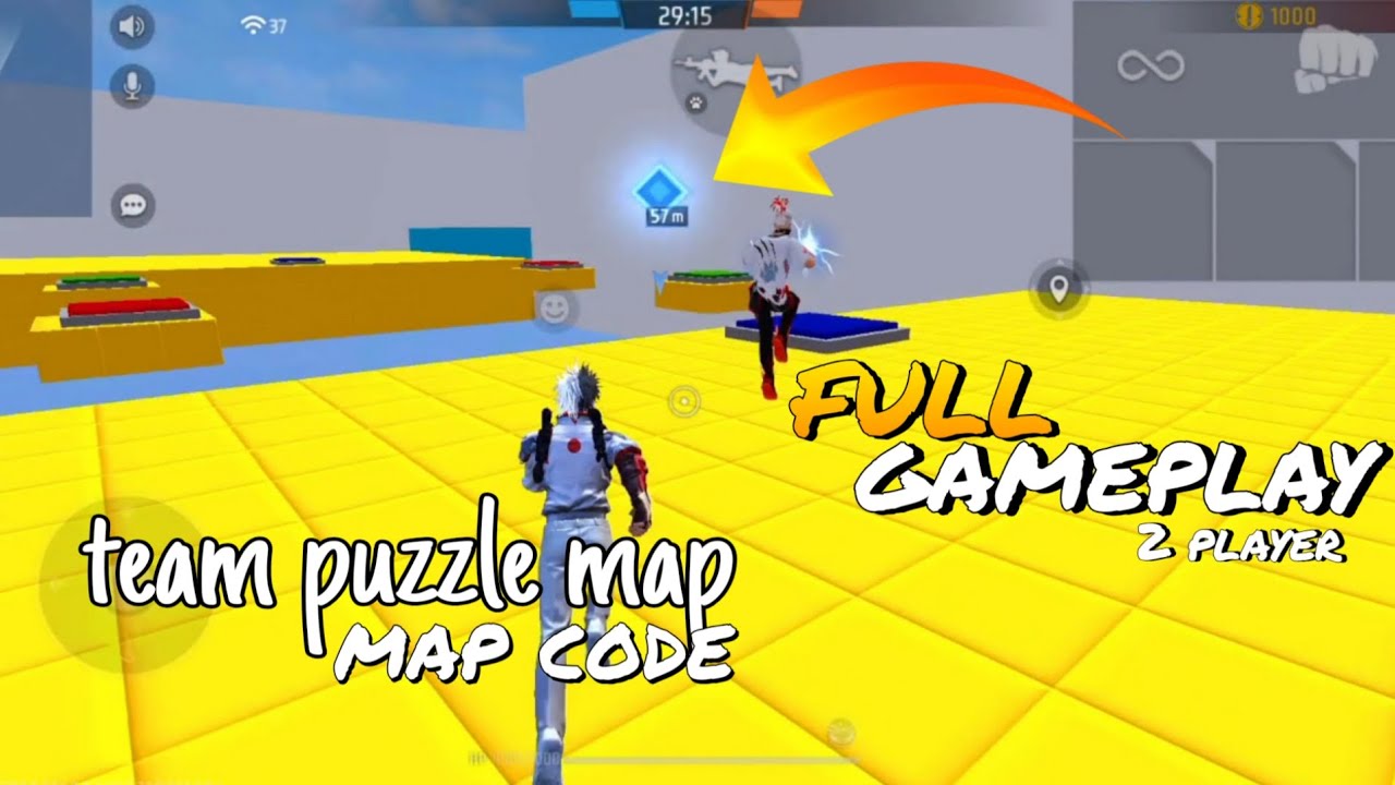Team puzzle map | new team puzzle map code | 2 player | full gameplay | new map password