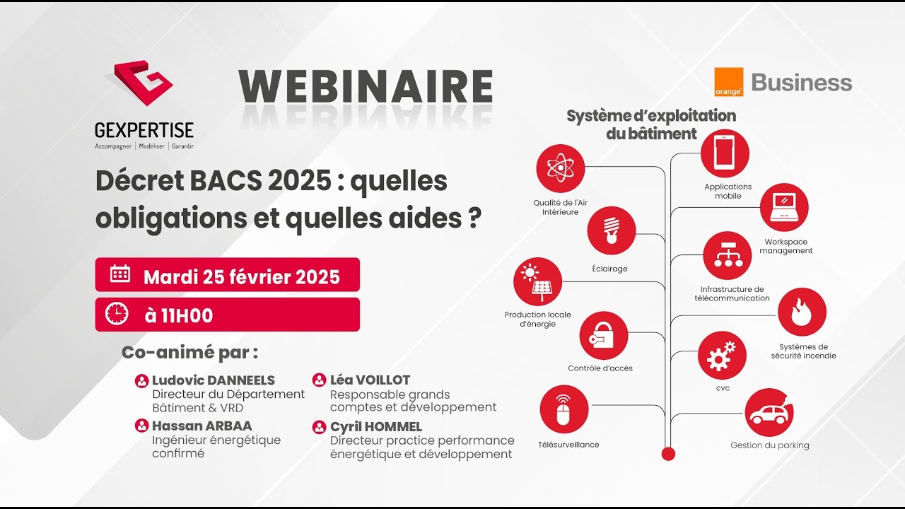 GEXPERTISE WEBINAIRE :  Décret BACS, quelles obligations et quelles aides ?