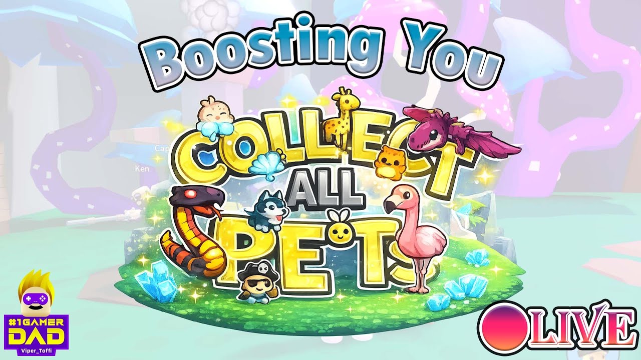 Boosting YOU in Collect All Pets #roblox #cap #collectallpets