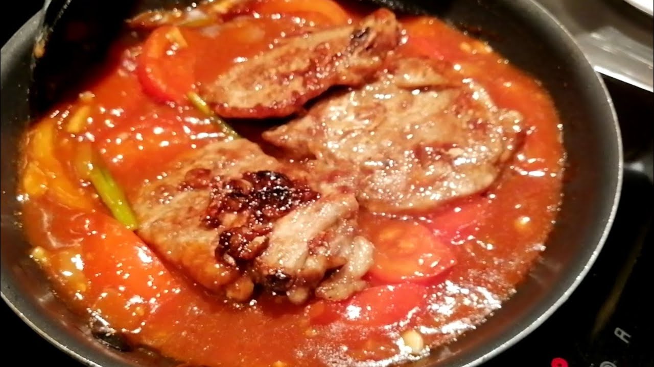 Pork Chop with Tomato // How to cook Pork Chop with Tomato