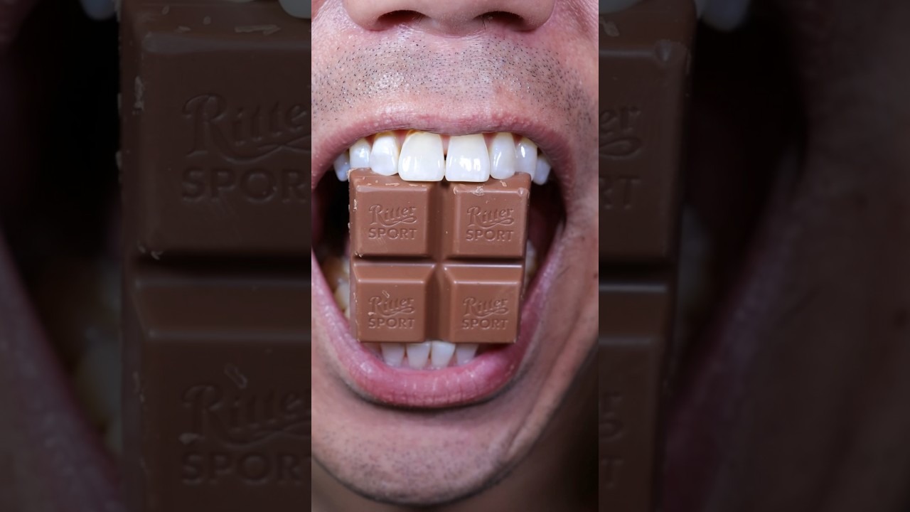 ASMR Ritter SPORT Chocolate 😳