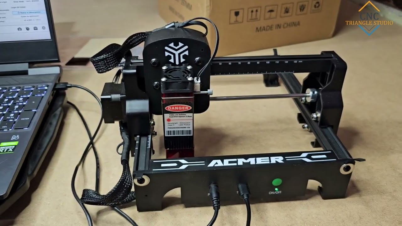 Probando el Mini Láser ACMER S1: ¿Qué Tan Potente es para Grabado y Corte?