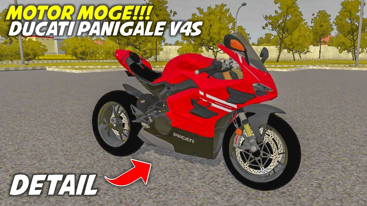 Mod Bussid Moge Ducati Panigale V4s || Bus Simulator Indonesia Mod