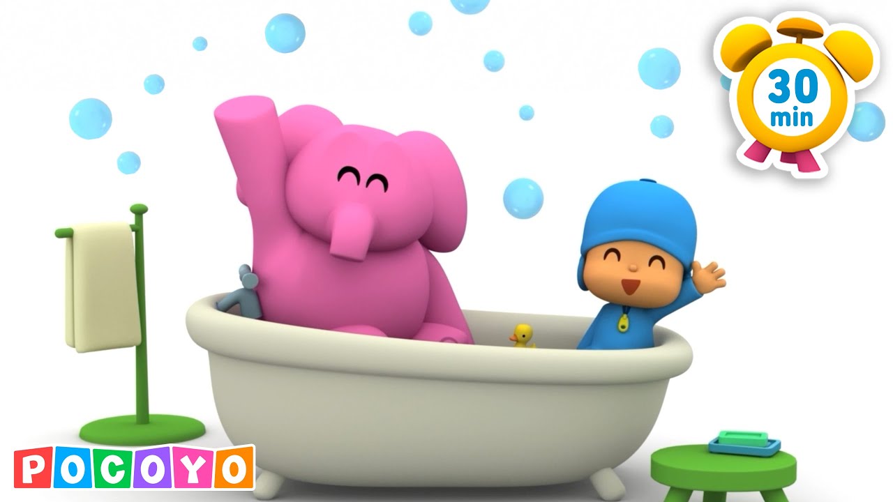 🧼 L'heure du bain 🚿 (30 min) | Pocoyo 🇫🇷 Français - Chaîne Officielle | DESSIN ANIMÉ pour enfants