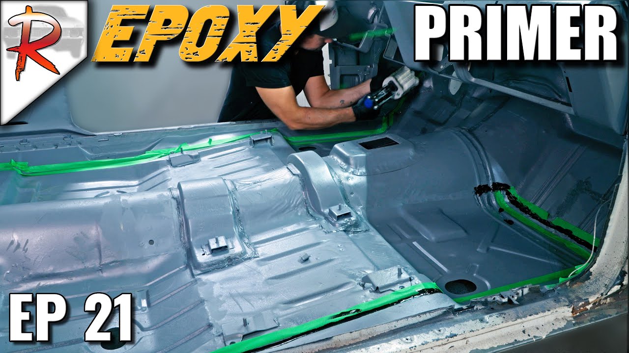 Epoxy Primer & Seam Sealer Interior |  1972 Chevy Nova Restoration - RUSTORATIONS EP 21