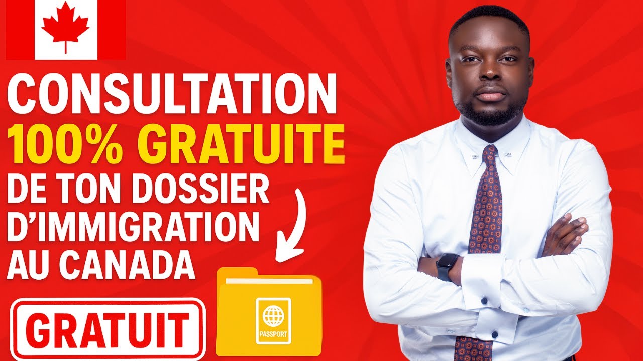 🚨 URGENT !  CONSULTATION 100% GRATUITE DE TON DOSSIER D'IMMIGRATION AU CANADA