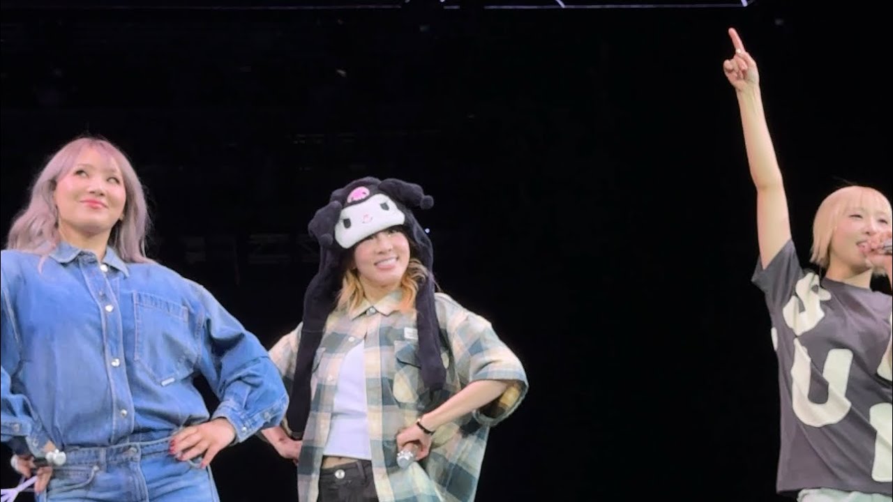 2NE1 Manila Sound Check Day 2 part 3 - FALLING IN LOVE