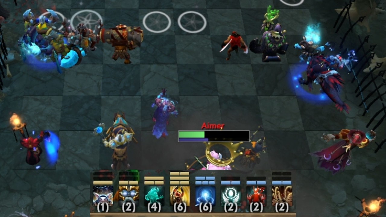 6orc 6shaman 4tauren stomp 3kobold -41hp - Dota Auto Chess DAC