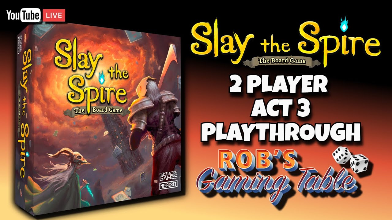 Slay the Spire: The Board Game Act 3 Playthrough (2 Players)
