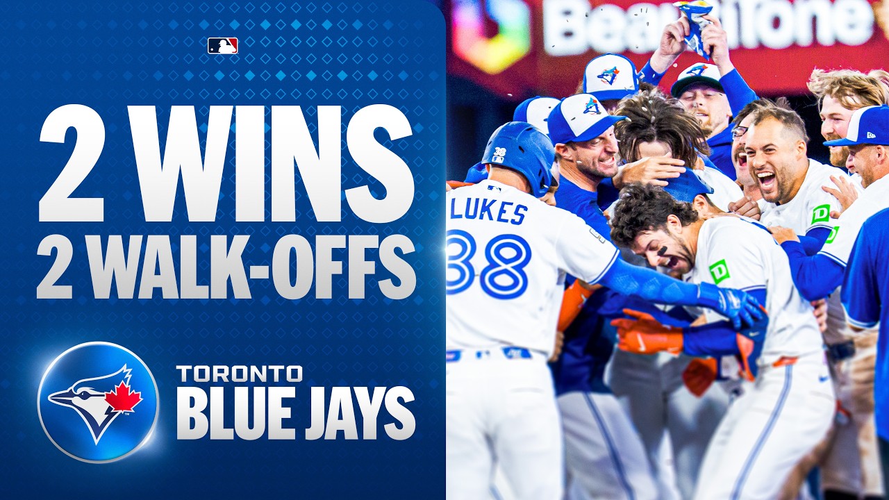 Two wins, TWO WALK-OFFS for the Toronto Blue Jays to open 2026! (Full celebration) | MLB Highlights
