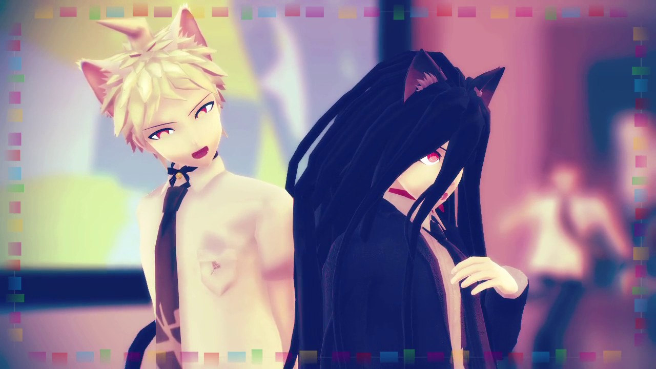 日向くんとカムクラさんでマトリョシカ（ΦωΦ）【ダンガンロンパMMD】