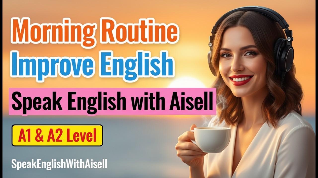 Morning Routine to Improve Your English ☕  Easy English Podcast B1 B2