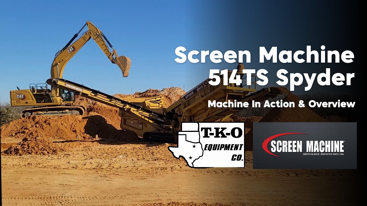 Screen Machine 514TS Spyder | High-Efficiency 2-Deck Screening Plant