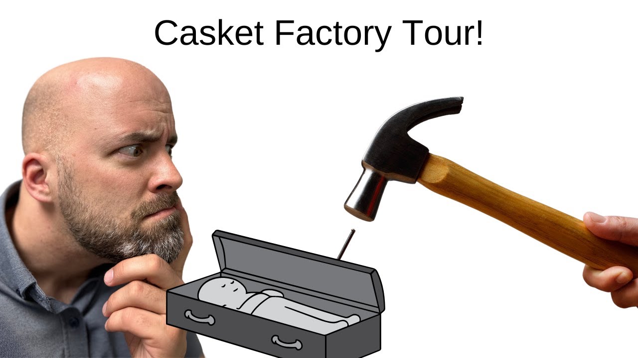 Casket Factory Tour. Daniel goes on vacation