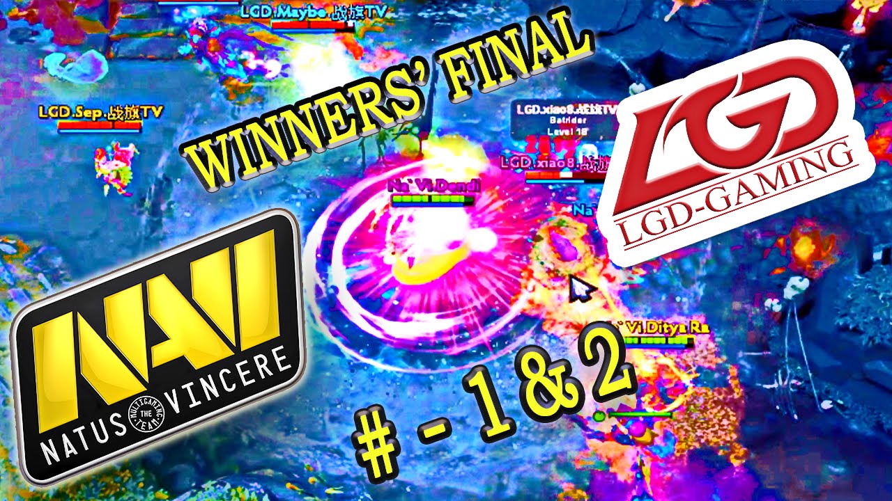 Navi vs LGD Game 1 & 2 Winners Final StarLadder I-League Invitational Season 1 Dota 2 highlights