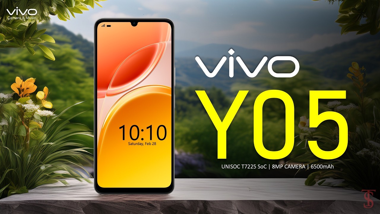 Цена Vivo Y05, официальный внешний вид, дизайн, характеристики, камера, особенности | #VivoY05 #vivo