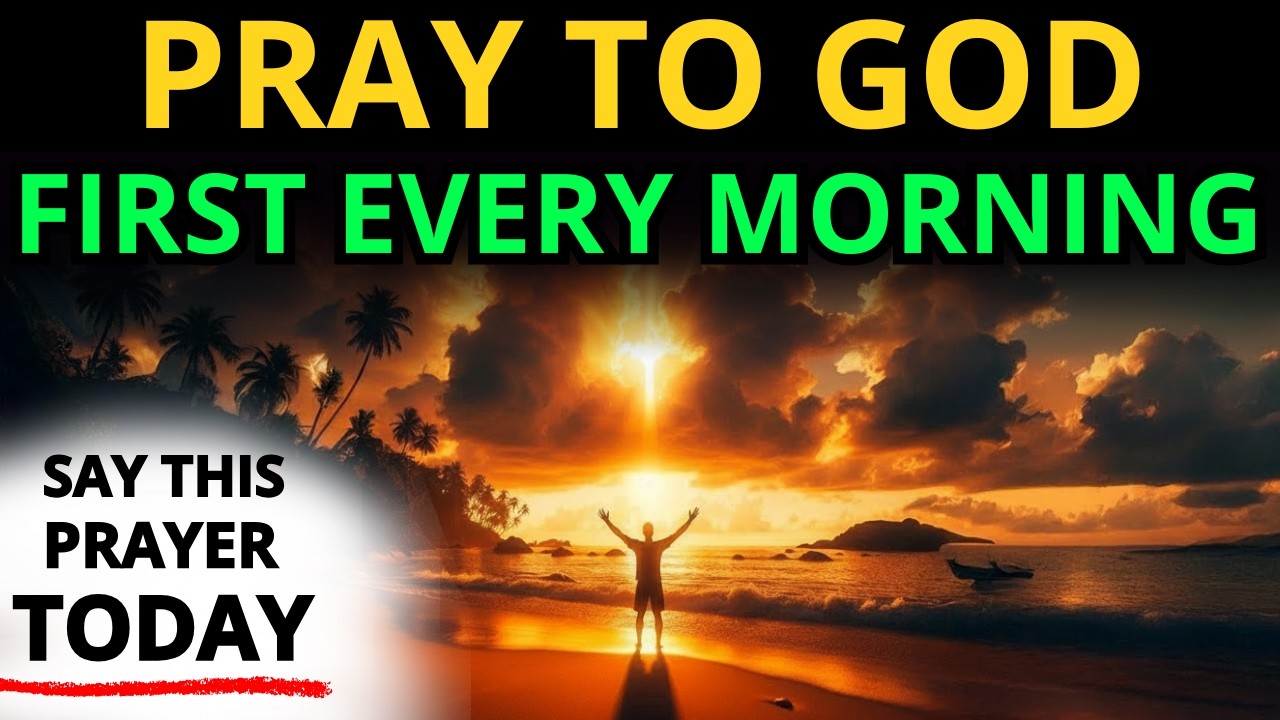 A morning prayer to God for those who pray first and receive divine guidance today.