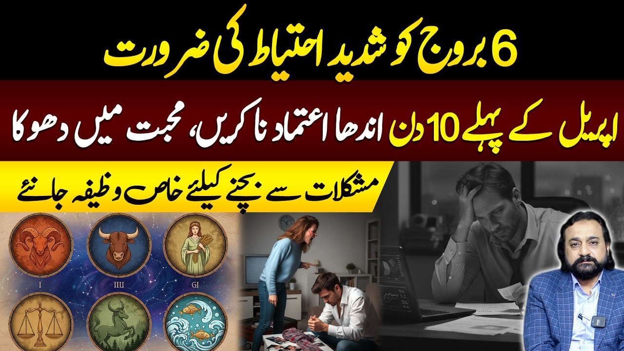 Zodiac Signs to Be Careful in April First 10 Days |Astrology Warning by Astrologer Dawood Gee Dawood
