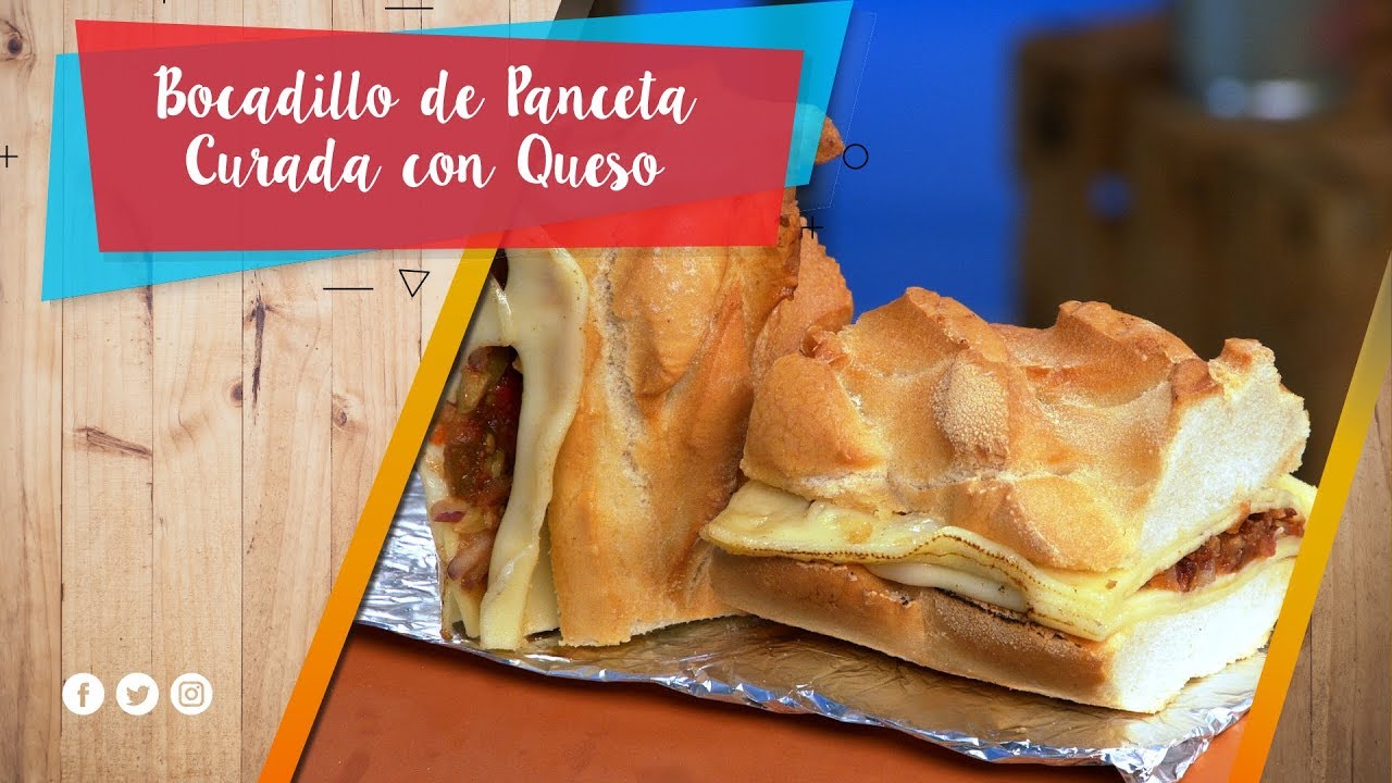 Bocadillo de Panceta Curada con Queso / La Pera Limonera