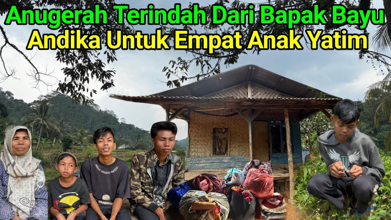 Sujud Syukur Anak Yatim Mak Enah Ketika Rumahnya Akan Di Bongkar Dan Di Bedah Oleh Bapak Bayu Andika