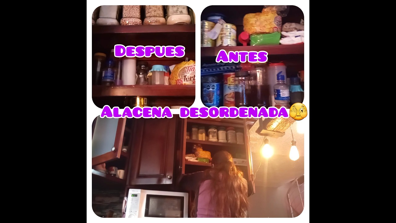 ALACENAS HECHAS UN DESASTRE!!! NO PODIA TERMINAR DE ORDENAR!
