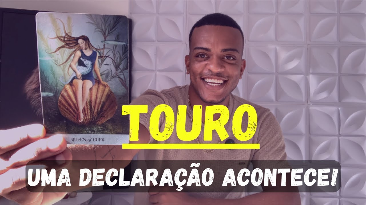 Touro ♉️ VOCÊ NÃO ESPERA POR ISSO! VAI TE MANDAR UMA MENSAGEM DE DECLARAÇÃO 😱❤️