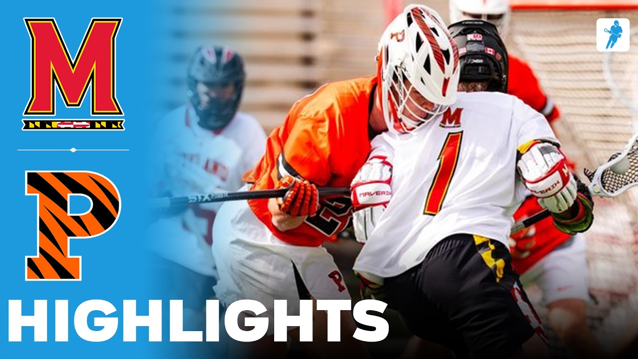 Maryland vs Princeton | NCAA College Lacrosse | Highlights - February 21, 2026