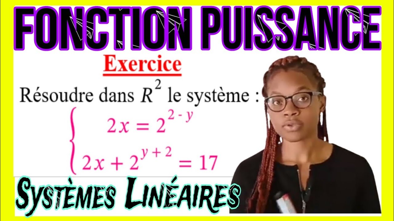 SYSTEME D'EQUATIONS 💖FONCTION PUISSANCE💙