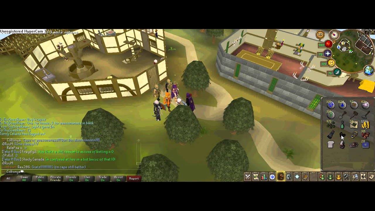[Runescape] ThyGoesRawrr (Lexi) gets 99 Cooking!!!  (unedited) (raw footage)