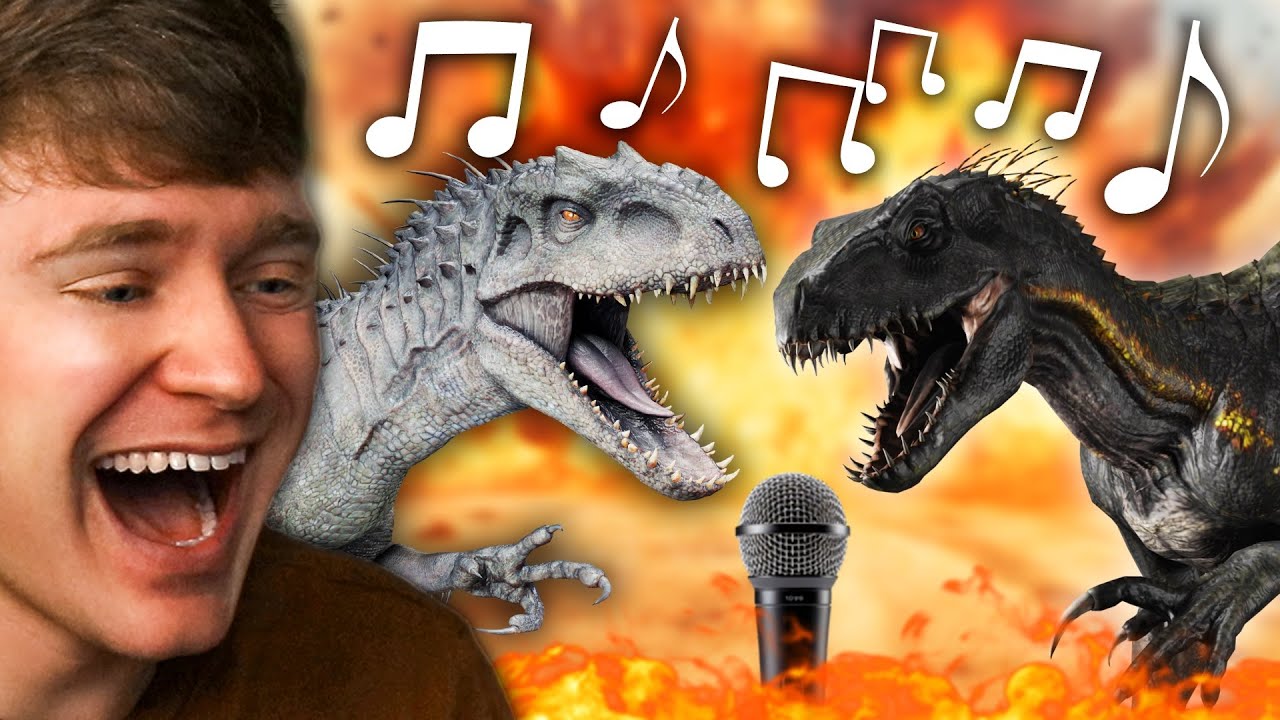 INDOMINUS REX vs INDORAPTOR the RAP BATTLE!? (Reaction)