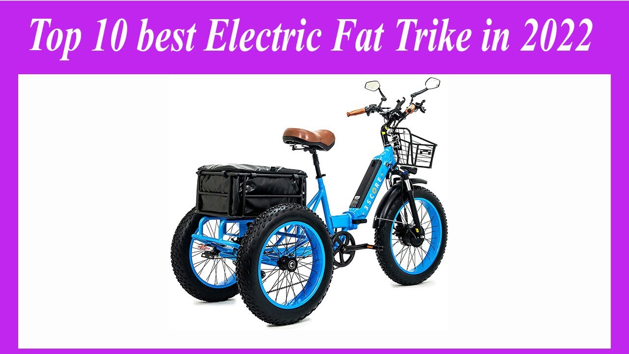 Top 10 best Electric Fat Trike in 2022