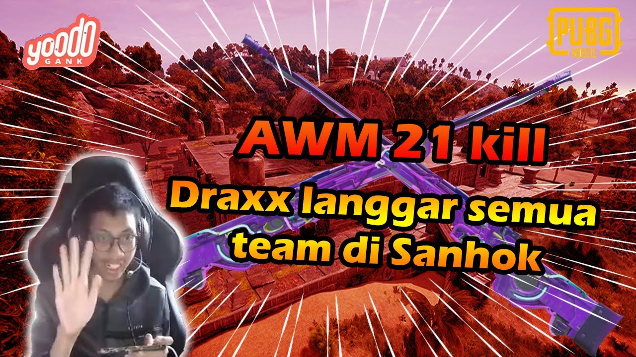 COACH YOODO TERKEJUT MELIHAT AWMKU AUTO MELEKAT DIKEPALA ENEMY! AWM 21KILL GAMEPLAY | PUBGM MALAYSIA
