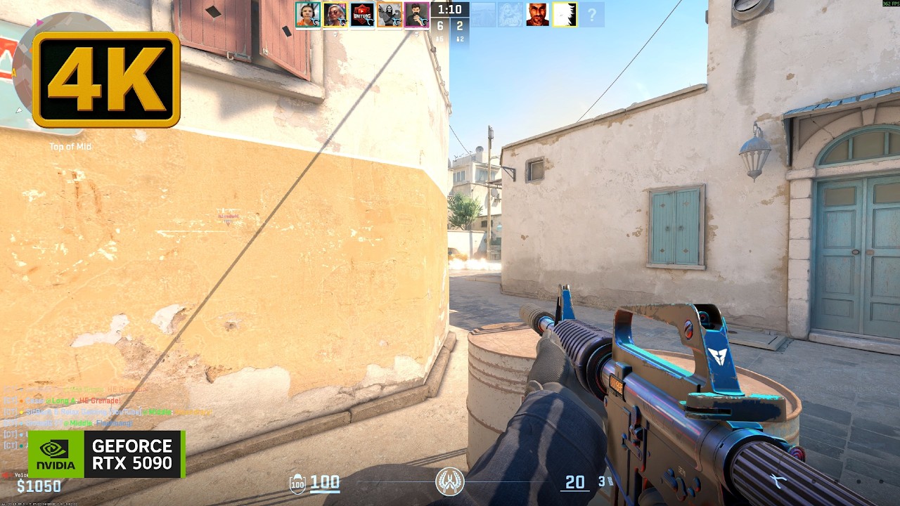Counter-Strike 2 Gameplay 4K (No Commentary)