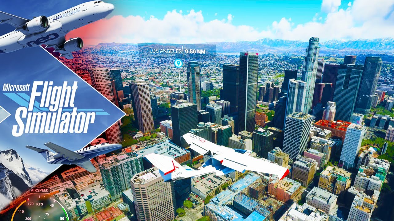 [Microsoft Flight Simulator 2020] Flying over Los Angeles | RTX ULTRA 4K